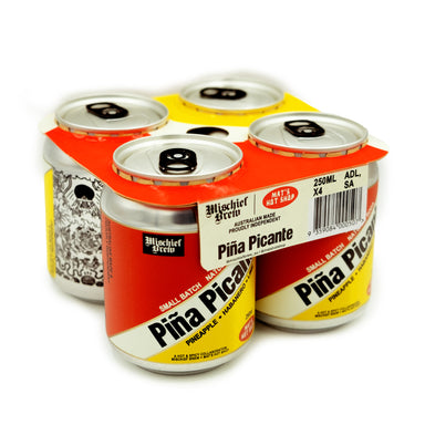 Mischief Brew - Pina Picante Soda (4 pack) - Mat's Hot Shop - Australia's Hot Sauce Store