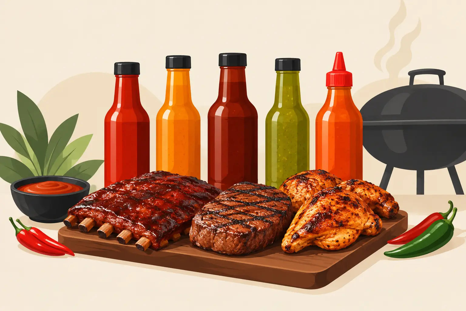 Which Chilli Sauce Suits Barbecue Meats?