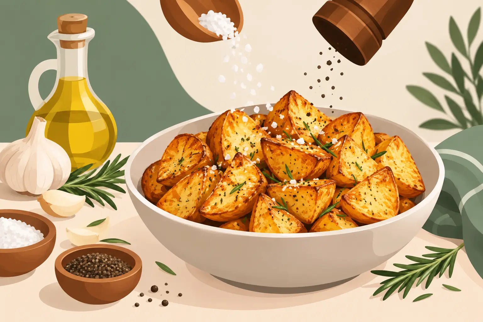 How to Season Roast Potatoes for Big Flavour - Mat's Hot Shop