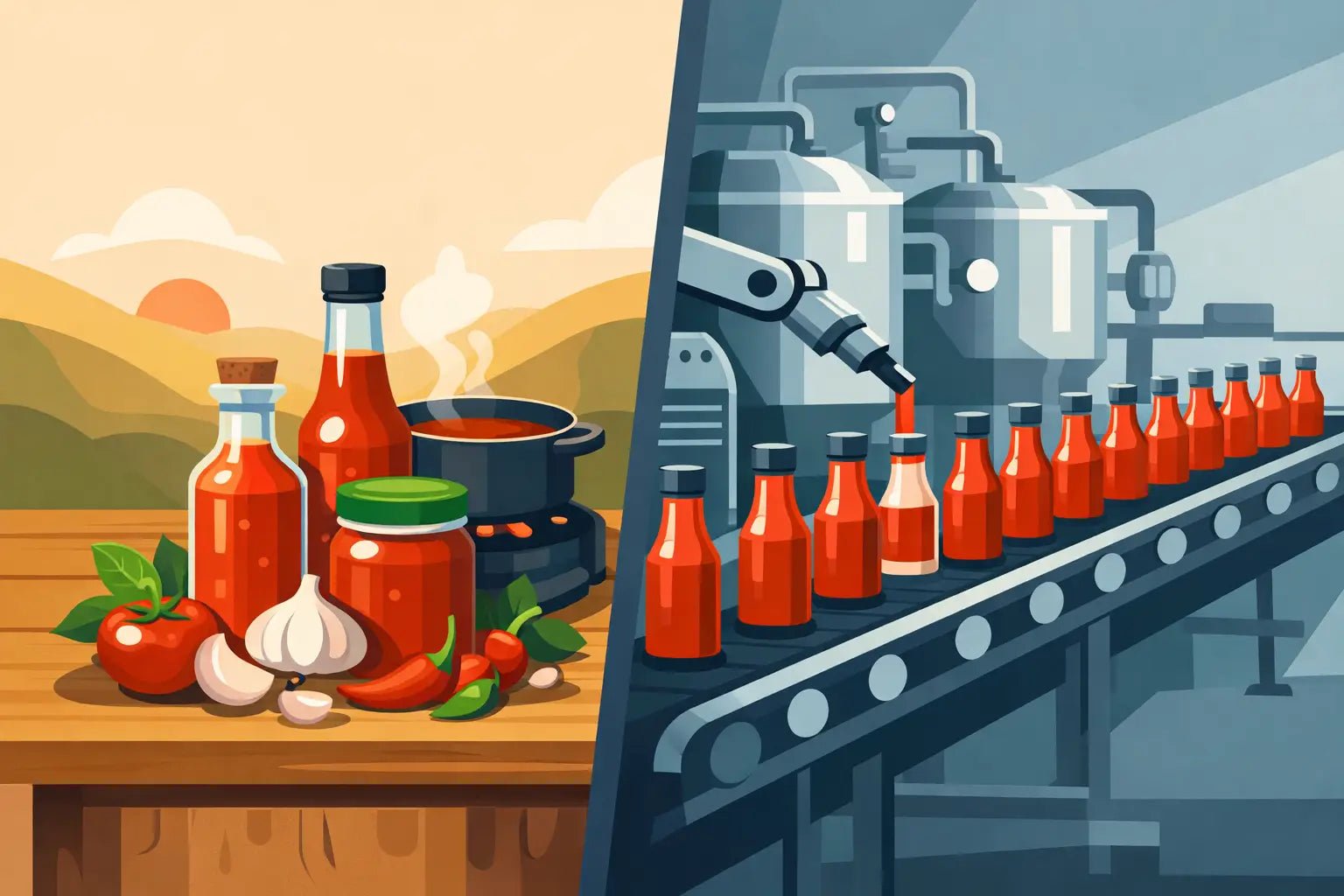 Small Batch vs Mass Market Sauce - Mat's Hot Shop