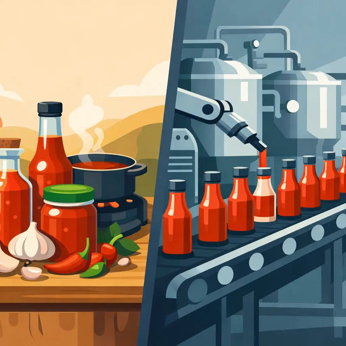 Small Batch vs Mass Market Sauce - Mat's Hot Shop