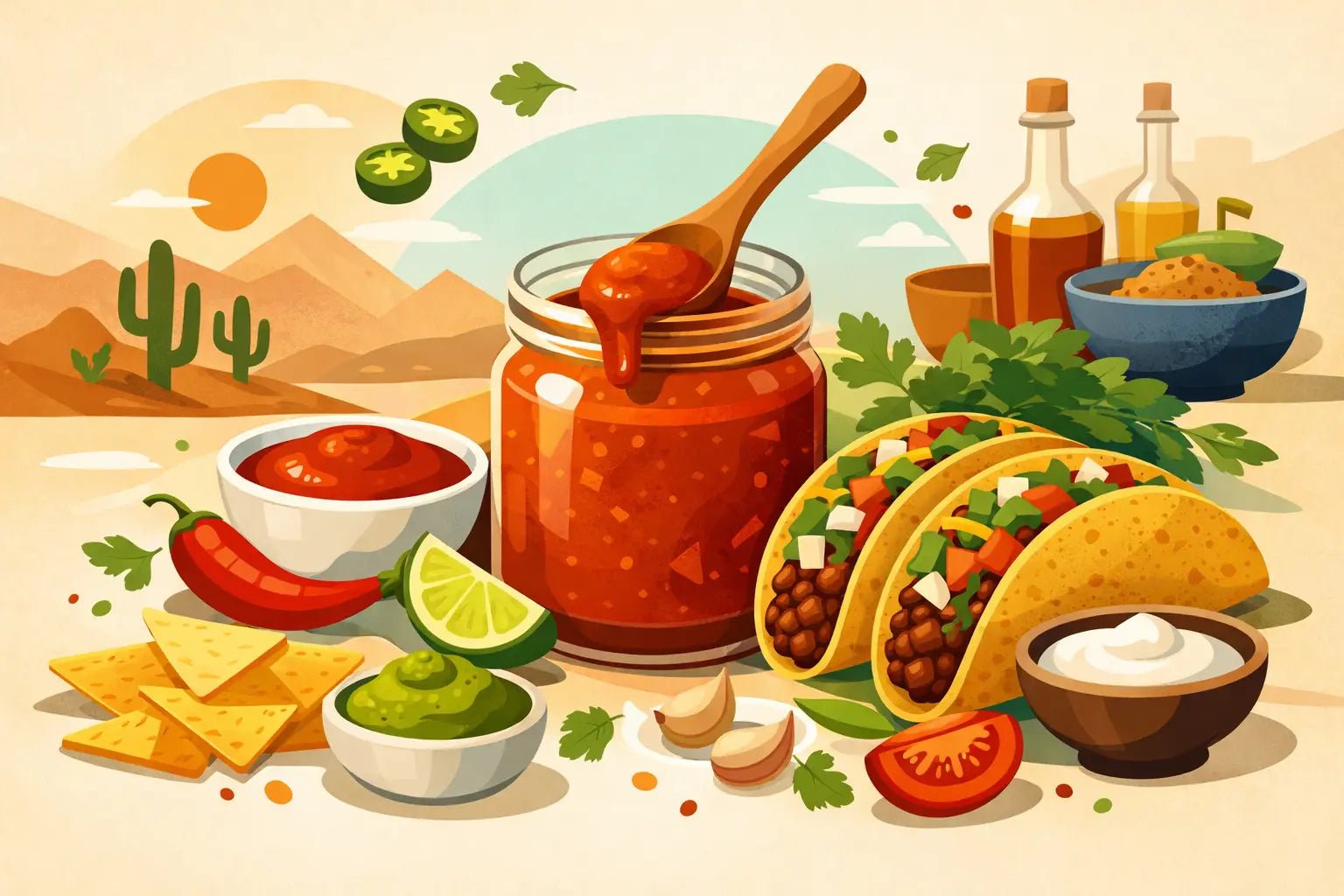 Tex Mex Taco Sauce for Better Taco Nights - Mat's Hot Shop