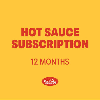12 Month Hot Sauce Gift Subscription - Mat's Hot Shop
