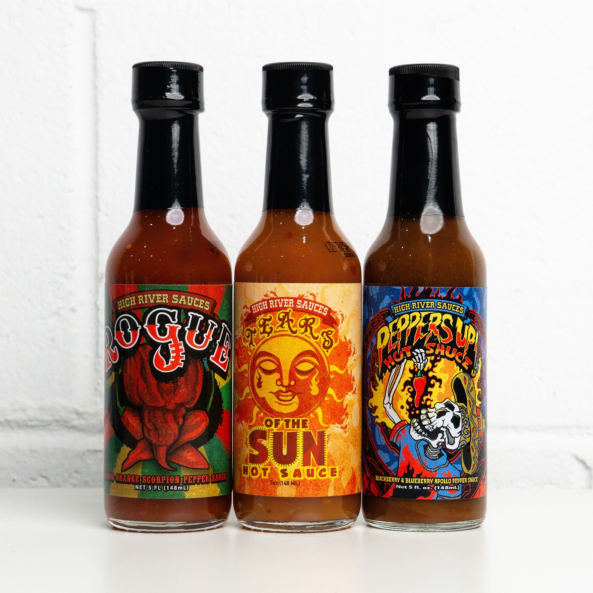 High River Hot Sauce Trio