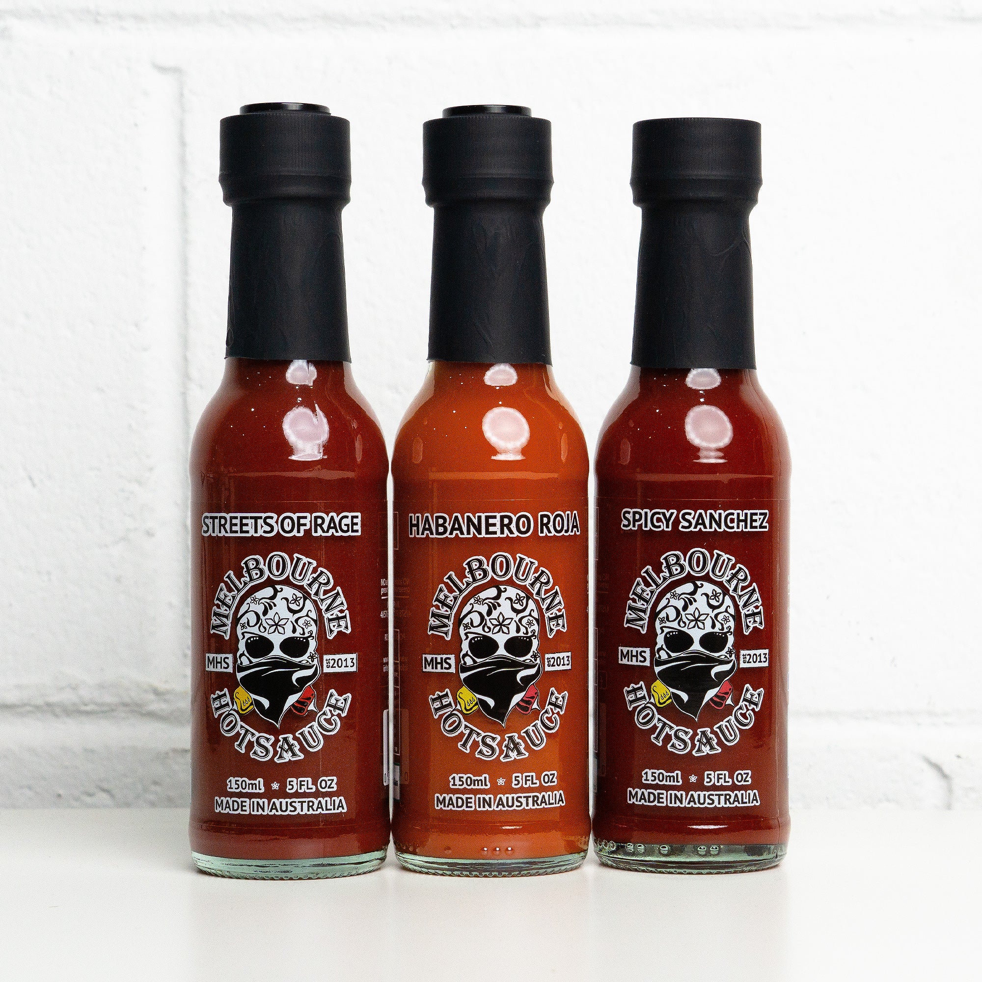 Melbourne Hot Sauce Trio