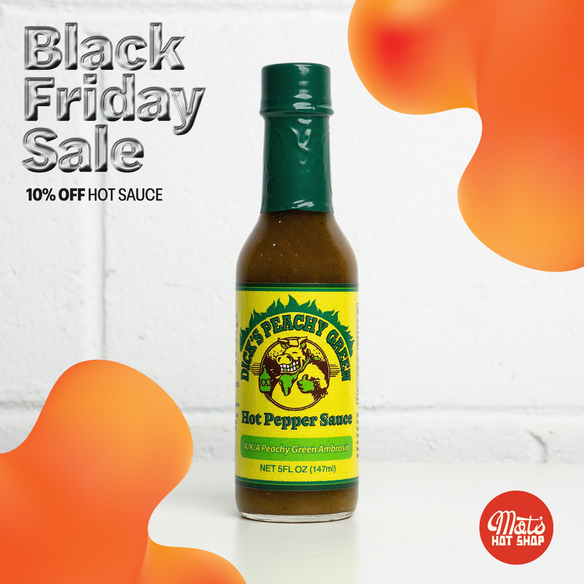 Peachy Green Hot Pepper Sauce