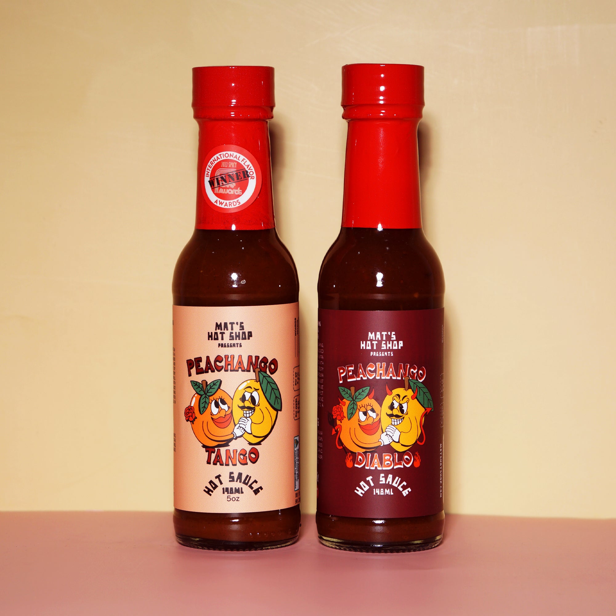 Mat's Hot Shop - Mat's Hot Shop - Peachango Hot Sauce Duo Gift Pack - Mat's Hot Shop - Australia's Hot Sauce Store