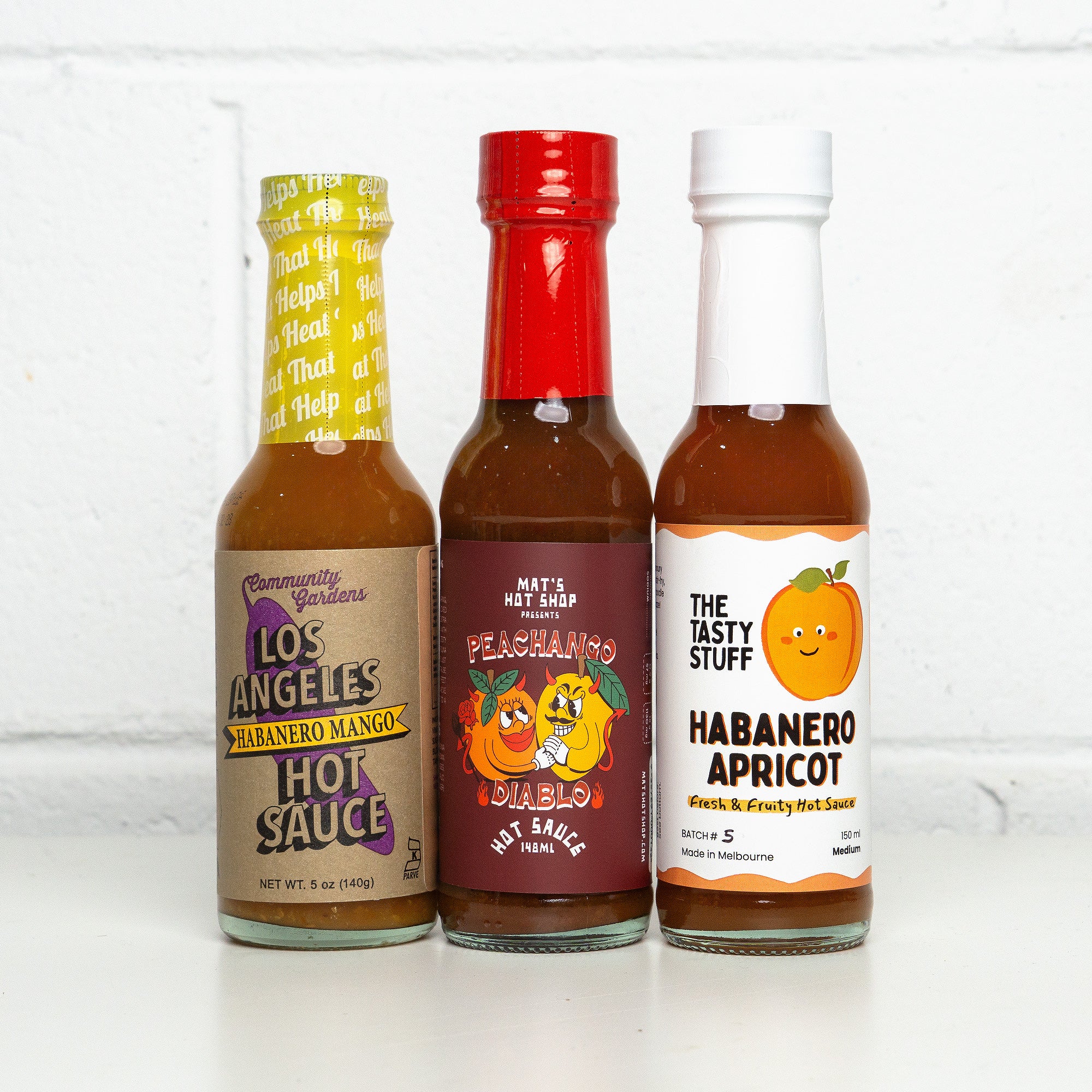 Sweet Heat Hot Sauce Trio