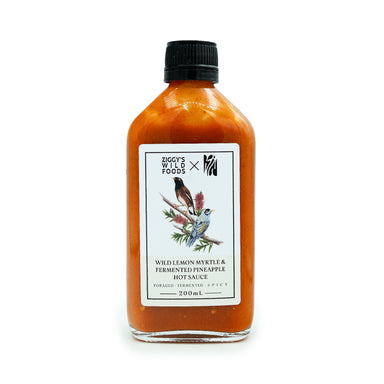 Ziggy's Wildfoods - Wild Lemon Myrtle & Fermented Pineapple Hot Sauce - Mat's Hot Shop - Australia's Hot Sauce Store