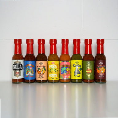 Complete Mat's Hot Shop Originals Hot Sauce Gift Pack - Mat's Hot Shop