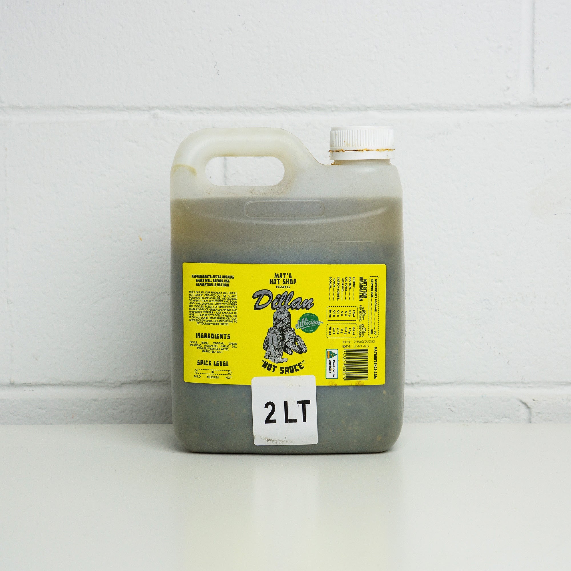 Hot Sauce Jugs - Mat's Hot Shop