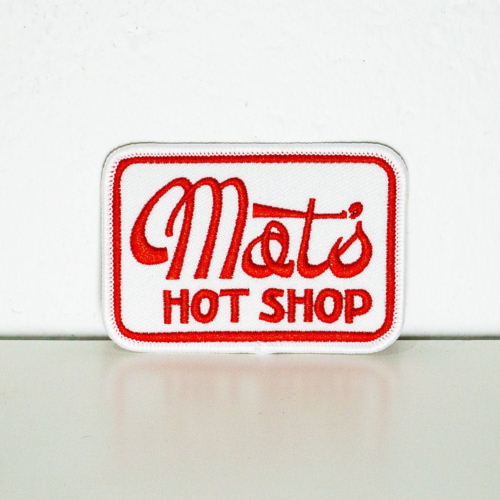 Limited Edition Mat's Hot Shop Logo Fabric Patch - Mat's Hot Shop