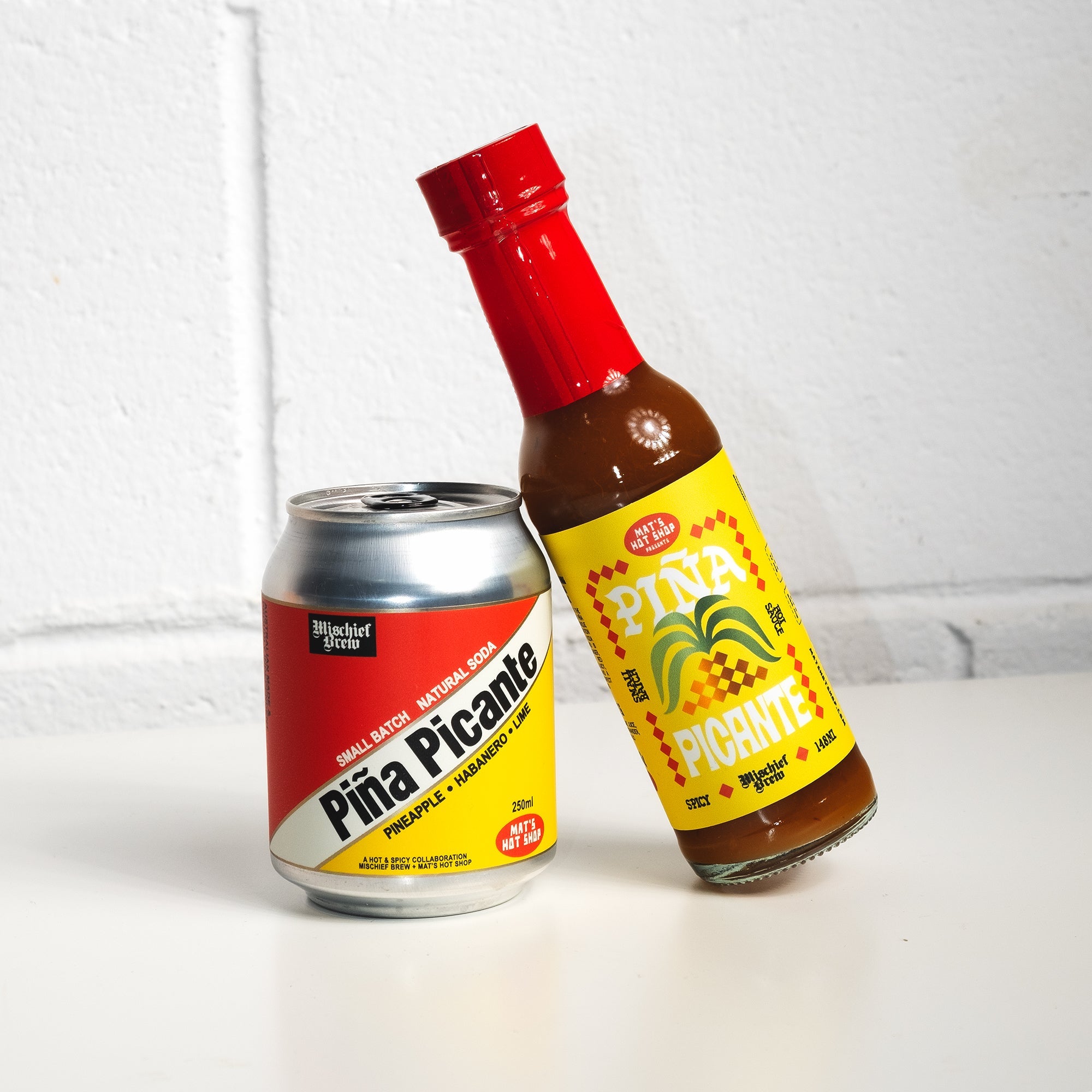 Piña Picante Hot Sauce + Soda Bundle - Mat's Hot Shop