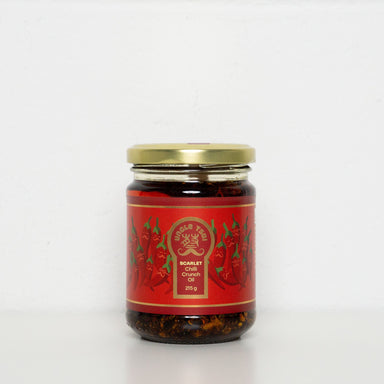 Scarlet Chilli Crunch Oil - Mat's Hot Shop