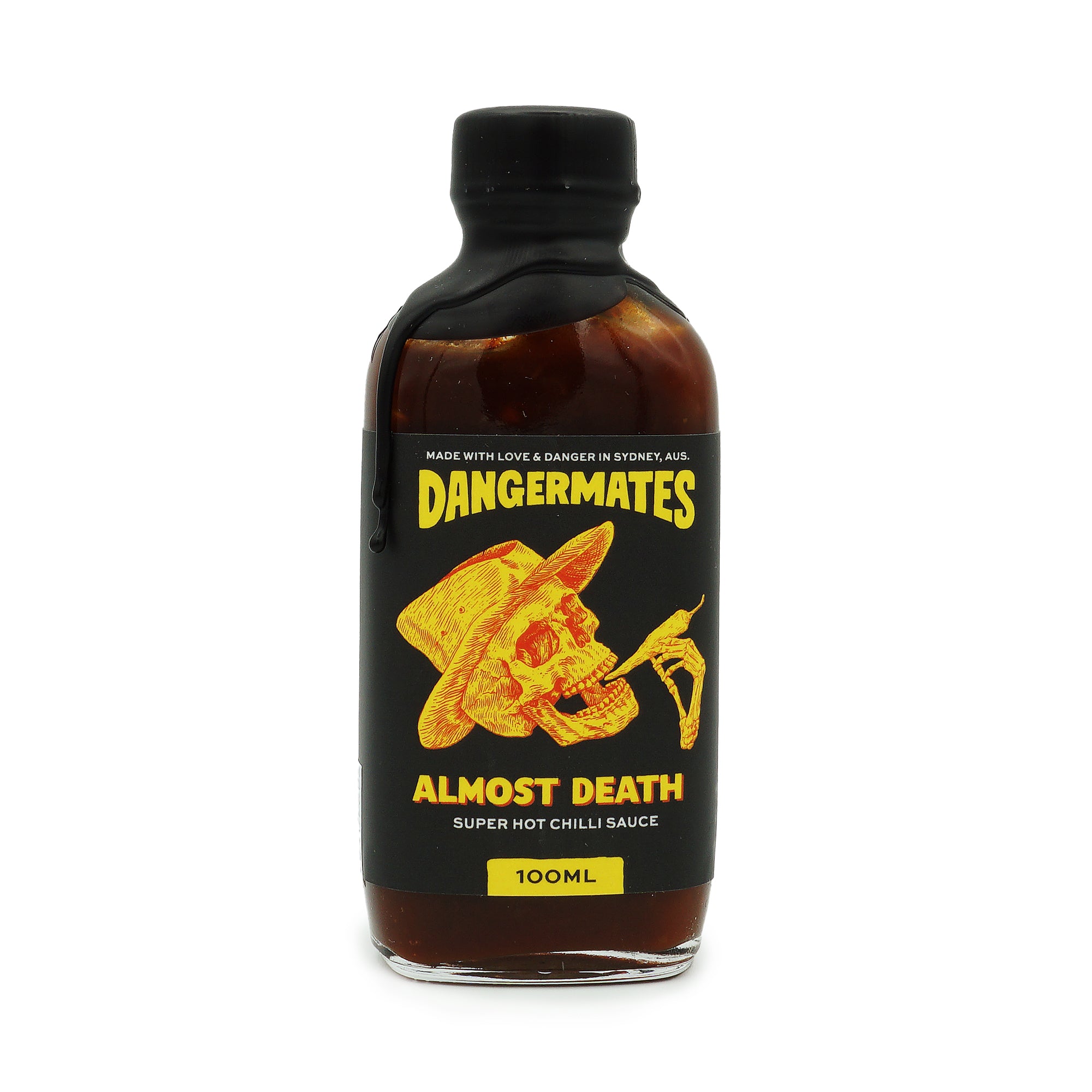 Dangermates Chilli - Dangermates Chilli - Almost Death - Mat's Hot Shop - Australia's Hot Sauce Store