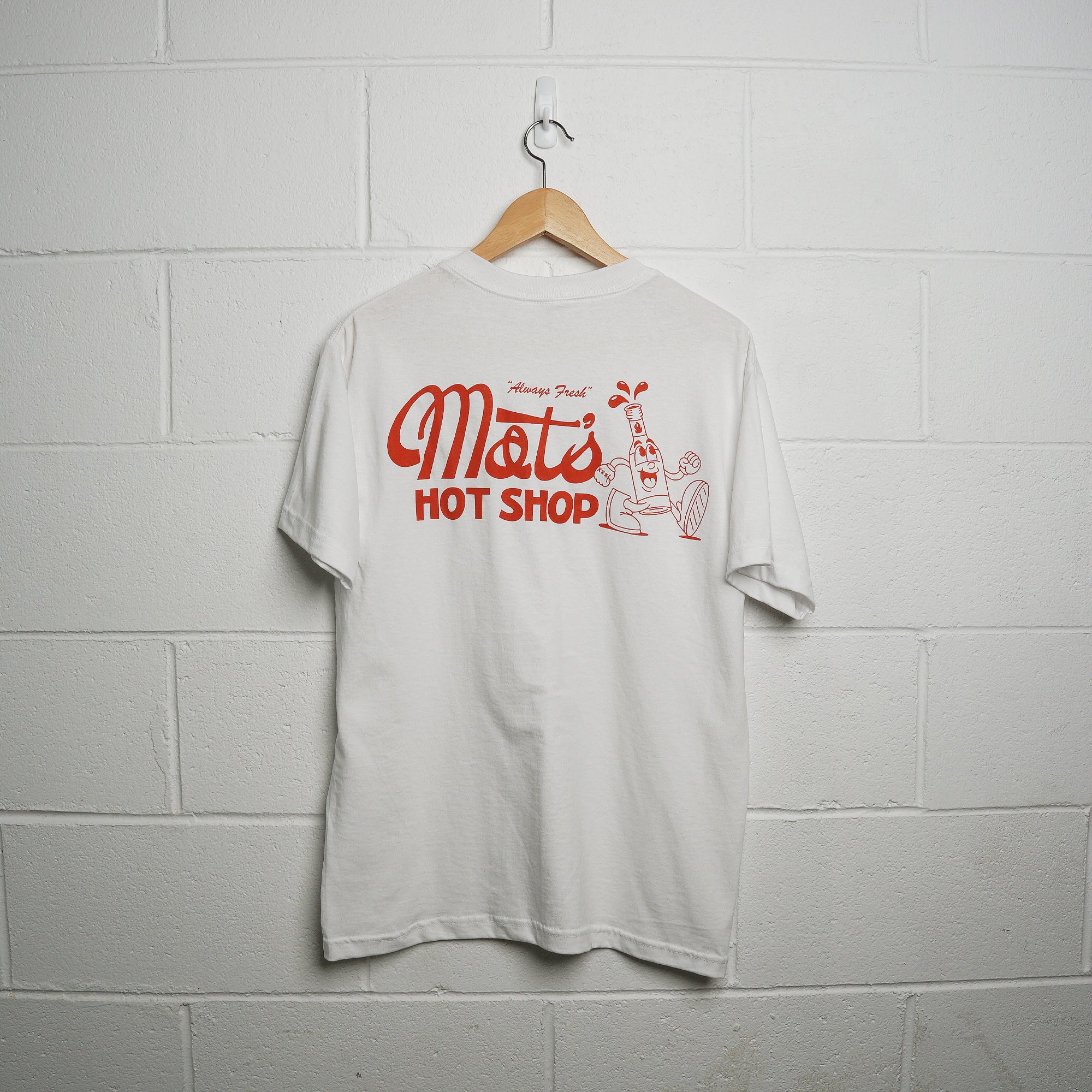 Mat's Hot Shop - Mat's Hot Shop - Logo T-Shirt - Mat's Hot Shop - Australia's Hot Sauce Store