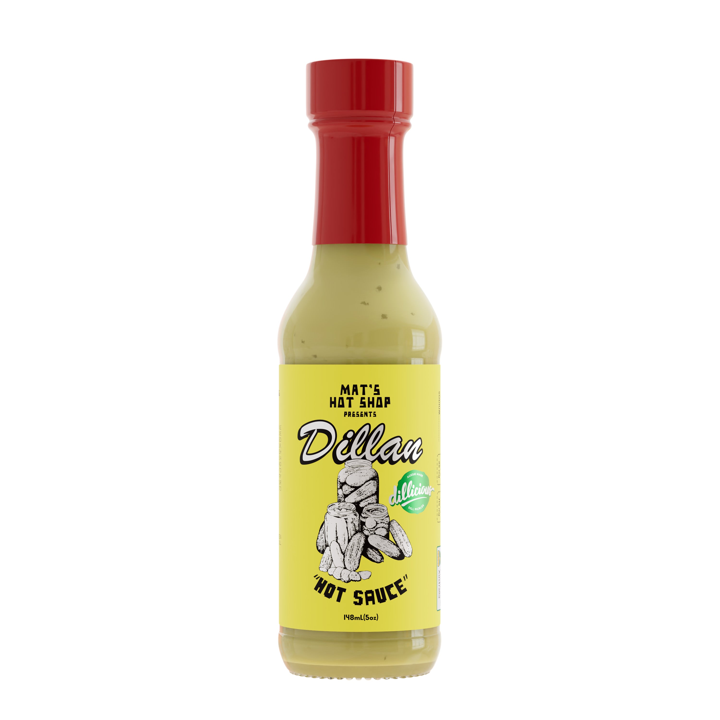 Mat's Hot Shop - Mat's Hot Shop - Dillan Dill Pickle Hot Sauce - Mat's Hot Shop - Australia's Hot Sauce Store