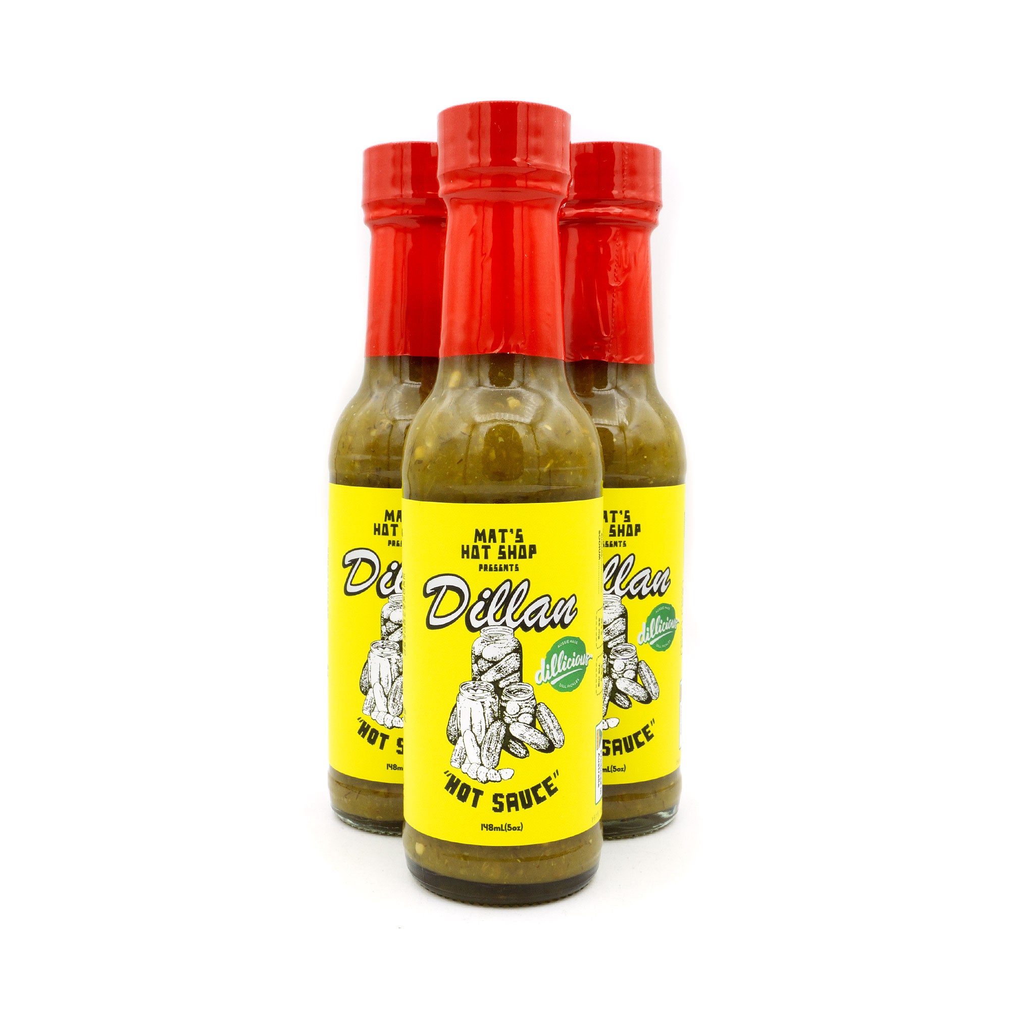 Mat's Hot Shop - Mat's Hot Shop - Dillan Dill Pickle Hot Sauce - Mat's Hot Shop - Australia's Hot Sauce Store