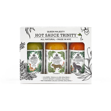 Queen Majesty Hot Sauce - Queen Majesty Hot Sauce - Hot Sauce Trinity Gift Pack - Mat's Hot Shop - Australia's Hot Sauce Store