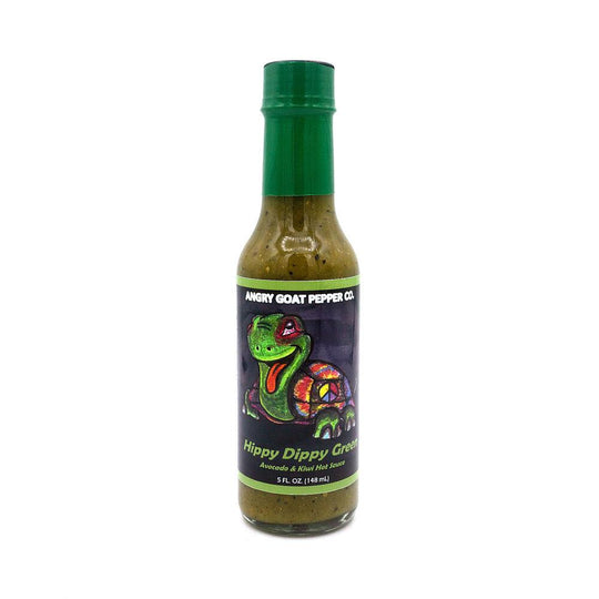 Hot Sauce - Angry Goat Pepper Co - Hippy Dippy Green