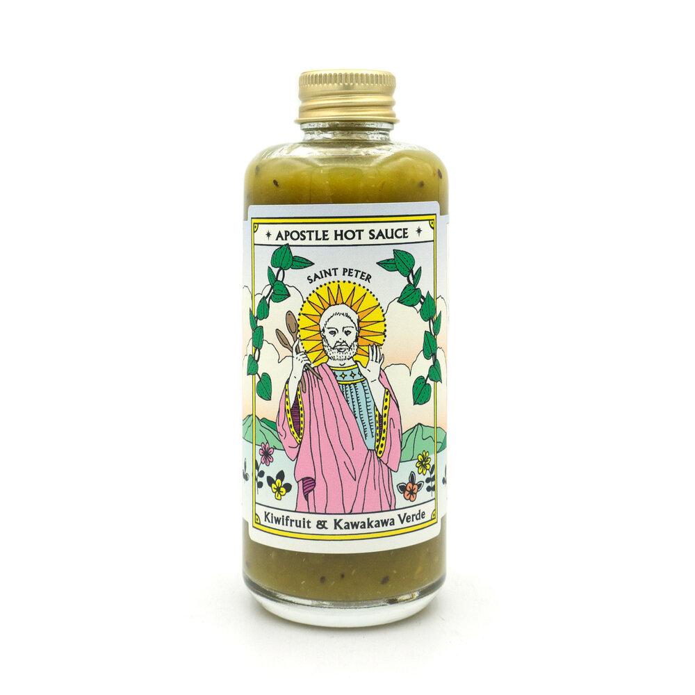 Hot Sauce - Apostle Hot Sauce - Kiwi Fruit & Kawakawa Verde