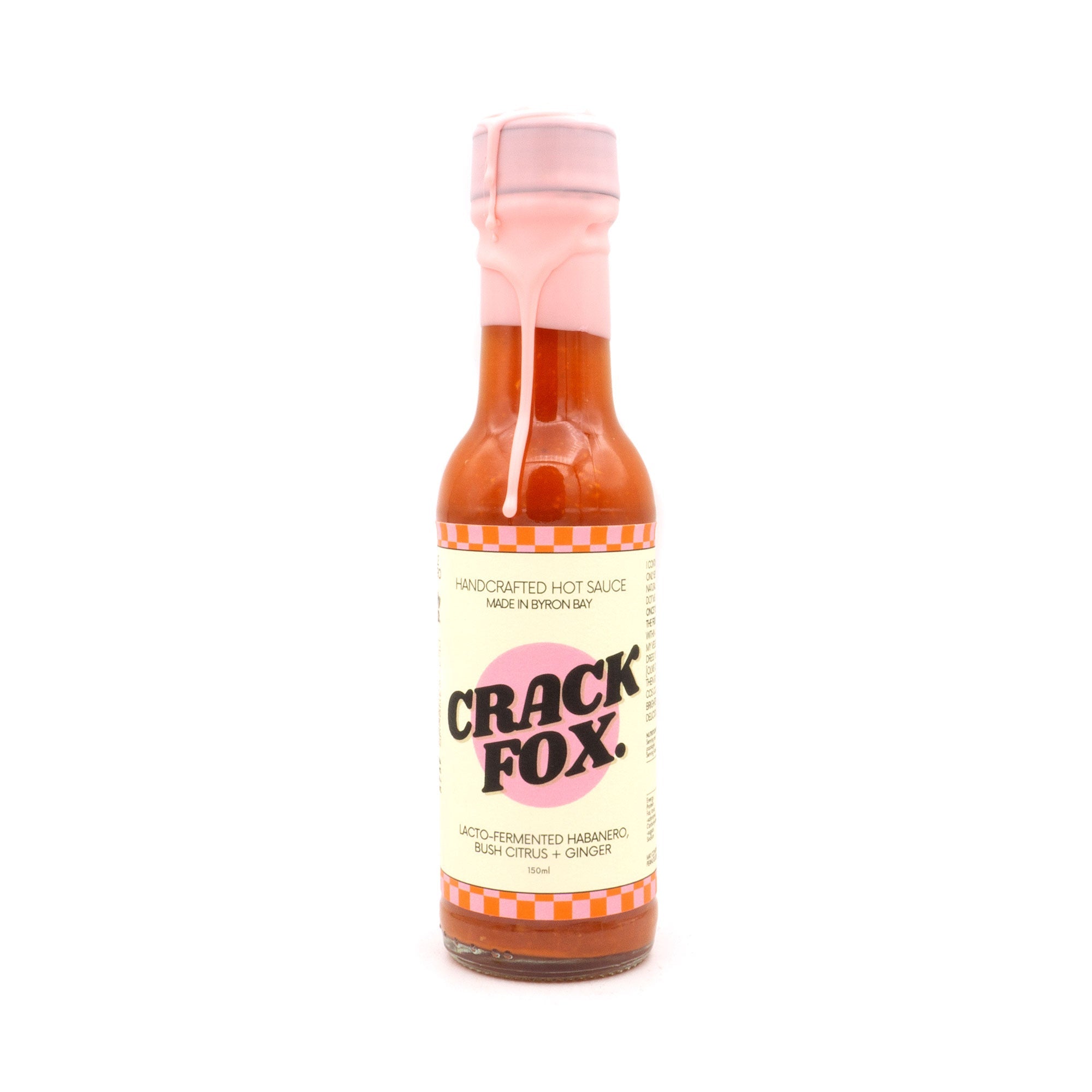 Hot Sauce - Crack Fox - Fermented Habanero, Bush Citrus & Ginger
