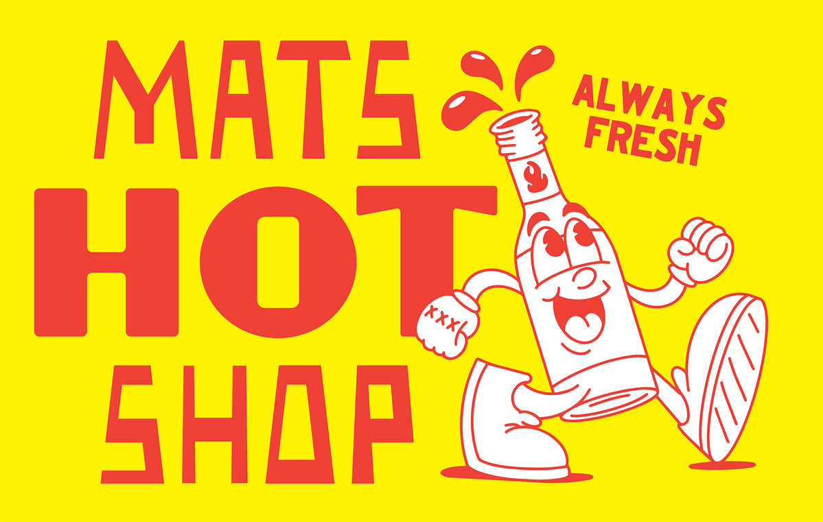 Free Sticker — Mat's Hot Shop