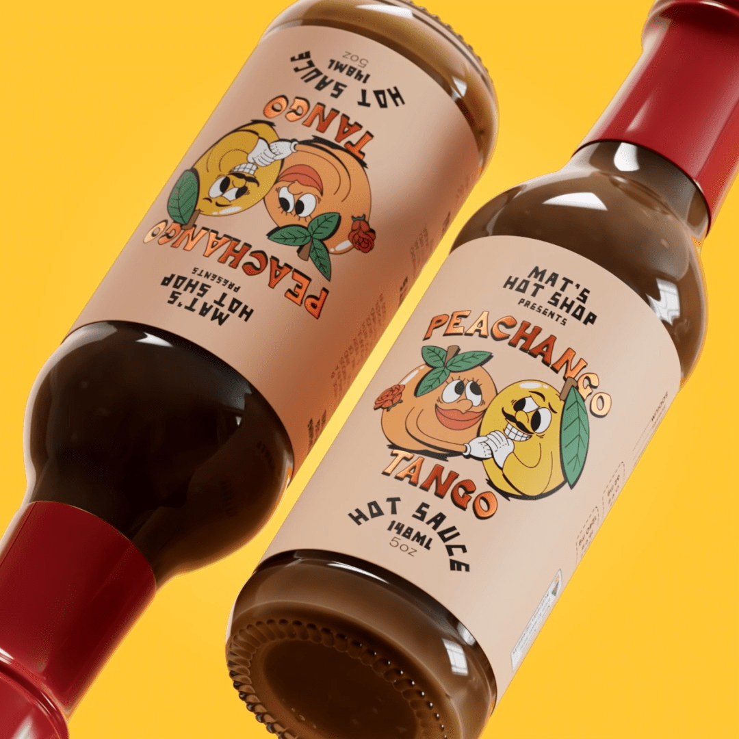 Peachango Tango Hot Sauce - Mat's Hot Shop